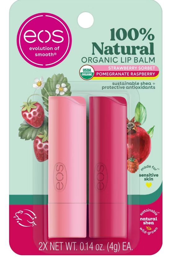 EOS Natural Organic Lip Balm Duo
