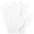 White Exfoliating Gloves